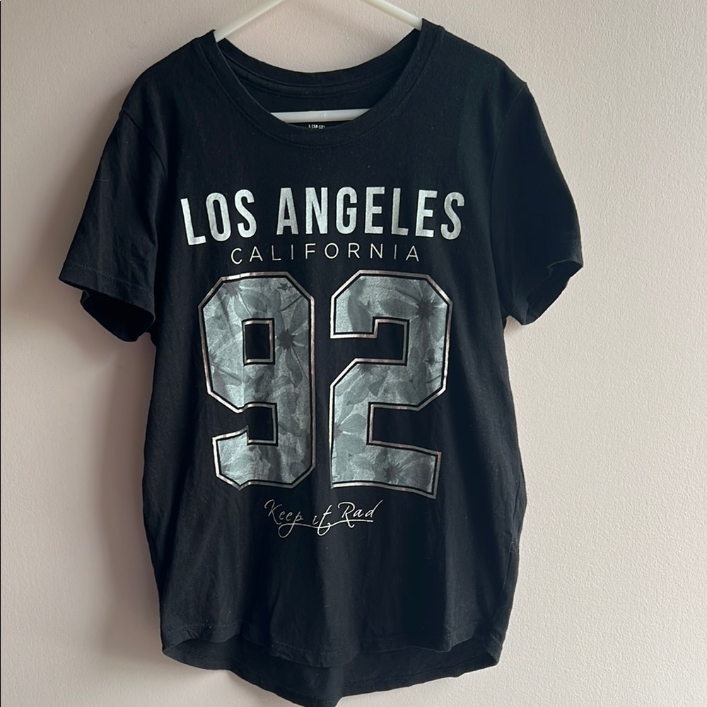 Black Los Angeles Graphic T-Shirt